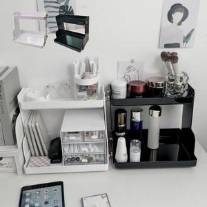 진열대 우리몰 선반 화장품 탁상 정리대 2단 거치대