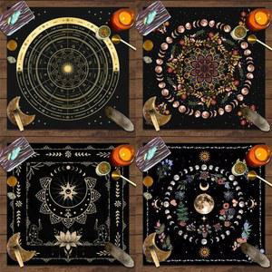 매트 타로매트러그 타로카드 타로서점 스프레드천 영어 타로스프레드천 49x49 점술 브러시