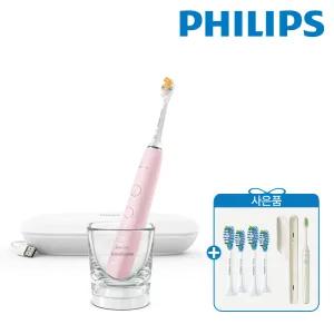 [필립스]소닉케어 전동칫솔 다이아몬드클린 9000 핑크 HX9914/76+휴대용전동칫솔( HY1200/07)+칫솔모증정