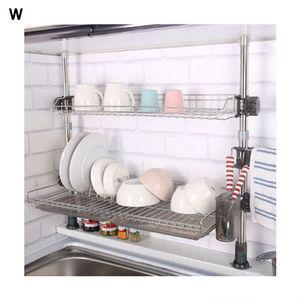 기둥식 싱크선반2단007 싱크선반 씽크선반 싱크대선반 식기건조대.식기선반 주방선반 폴싱크선반