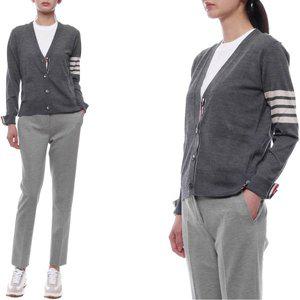 [톰브라운] 25SS 여성 사선 스트라이프 울 가디건 (FKC334A Y1014 035 25S)