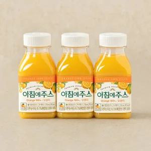 [서울우유] 아침에주스 오렌지 210ml*3개