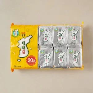[지도표 성경김] 재래 도시락김 (20봉) (5g*20)