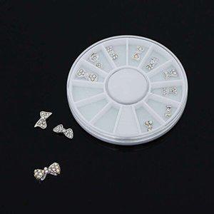 리본 네일 파츠 12종 손톱 재료 데코 보석-WFHK9VQ