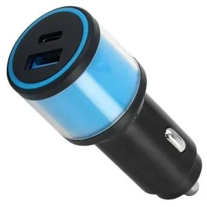 차량용 무드등 충전기 시거잭 AP19 스카이 USB+C (WFHUOGH)