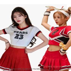 공연 치어리딩복 치어리딩의상 치어리더 의상 대여 단체 힙합 무대 코스프레 댄스복 세트