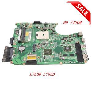 NOKOTION 도시바 위성 노트북 마더보드, L750D, L755D, A000081310, DA0BLFMB6E0, 7400M 소켓, FS1 DDR3