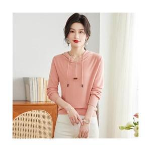 EAMT 여자 후드티 후드 핫핏 니트 봄가을 긴팔티셔츠 EUNG3