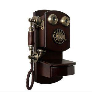 레트로 벽걸이 전화기 빈티지 복고풍 엔틱 옛날