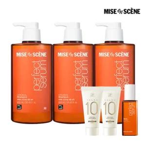 미쟝센 퍼펙트 오리지널 세럼 샴푸 900ml 3입