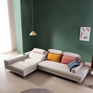 [시트앤모어] 4인 전동 스윙 패브릭 모션베드 리클라이너 소파 KC4128