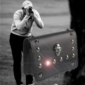 벨트삽입형 클립 SKULL 골프거리측정기 고급케이스 BL 벨트삽입형 SKULL 골프거리측정기