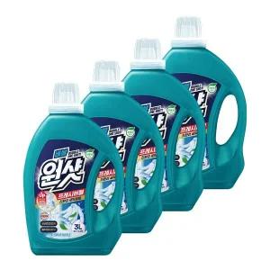 슈가버블 원샷 프레시버블 친환경 세탁세제 3L x 4