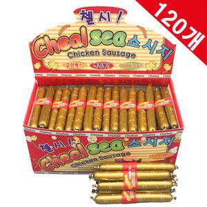 강아지 간식 대용량소시지 120P 덕용