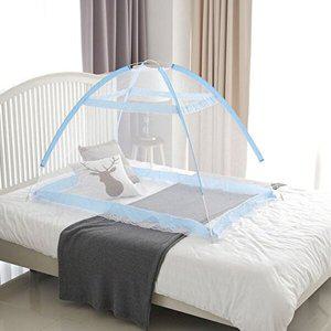 원터치 유아모기장/침대 캐노피 방충망 대형 아기 (W3B6CA8)
