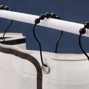 고리 커텐 커튼 부자재 블랙 설치 구슬 걸이 SFr (3sXND)