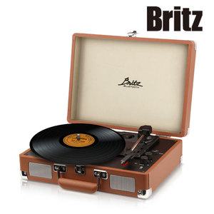 브리츠 턴테이블 LP플레이어 cd 턴테이블 블루투스 오디오 BZ-TP1000 브라운