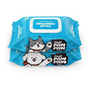 클린포포 강아지 고양이 반려동물 물티슈 60매X10팩