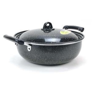 [QN38Y5W4_55]튀김팬 튀김솥 궁중팬 튀김웍 볶음팬 50cm