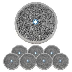 리빙만렙 에브리봇 쓰리스핀 엣지 호환 극세사 걸레 패드 8개 로봇 청소기 리필