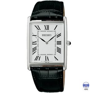 세이코 셀렉션 X 나노 유니버스 남성 가죽 손목 시계 SSEH019