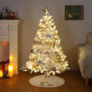 [VCMPBJ9B]스카치 화이트 트리 풀세트 전구포함 120cm