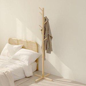 [셀러허브 1][HY615I62_55]스탠드행거 원목 미니 스탠드 옷걸이 행거