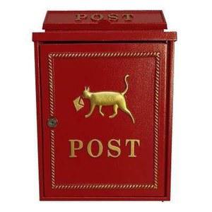 빈티지 벽걸이 주택 고양이 오 텔 스시 고양이 펜션 주택 우체통 사서함 신문함