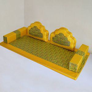 전통보료 오색모빌 왕실 궁중 예단 등받이 좌식