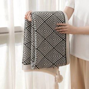 북유럽 스타일 적 소파 담요 매장용 탄성 장식용 디자 무릎 액자 차량용 베갯잇