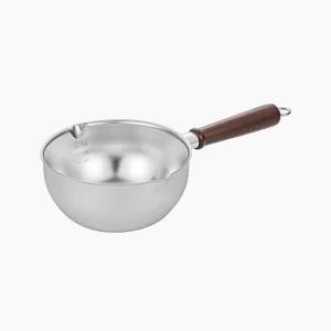 [에지리] 제노 무연마제 국내산 스텐냄비 소스팬 18cm