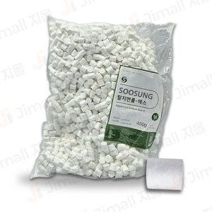 수성 탈지면 S 필터형 1호 450g 치과 지혈 코튼볼 코피솜 드레싱솜