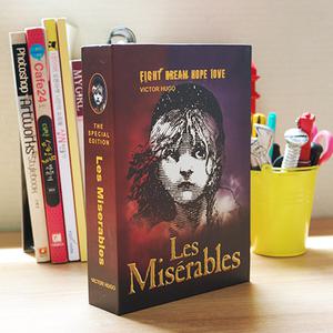 레미제라블 소설 책금고 디자인저금통 수납 비밀금고 수납함 보관함 액세서리함 소품함 데스크소품 팬시