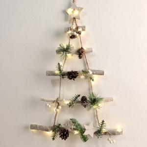 벽걸이형 나무 모빌장식 크리스마스벽장식 크리스마스벽트리
