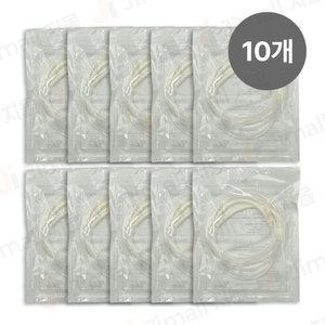 콧줄 나잘 비강캐뉼라 산소카테터 10개 일회용 산소투여용 튜브 카테타 성인용