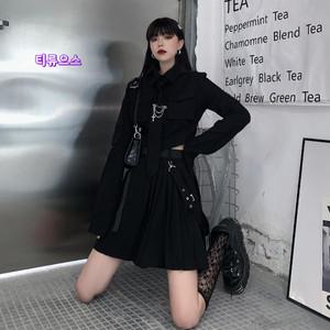 아이템 클래식한 미디원피스 제복 고스로리 펑크룩 테니스치마 코디세트