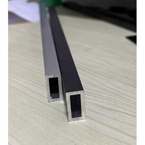 알루미늄각관 각재 사각 기둥 색상 블랙 1M 10X20X2MM 판재 JUNISHOP