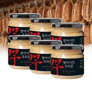 국내산 발아콩 홍삼 청국장 분말 가루 250g 6개
