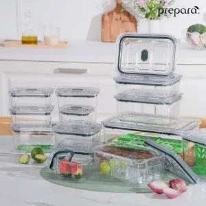 [프리파라] 브루클린 스마트 래치락 밀폐용기 반찬통 세트 (11종)