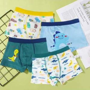 로아디노 남아 아동팬티[4매입] 유아사각팬티 드로즈팬티세트 어린이면속옷 아기 키즈 주니어드로우즈