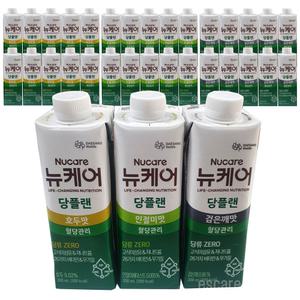 뉴케어 당플랜 3종 호두맛 인절미맛 검은깨맛 200ml 30팩 당뇨식 당뇨환자 식사대용 영양식