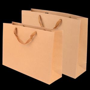 대형 크라프트 무지 종이 선물 쇼핑백 포장 가방 40x28cm