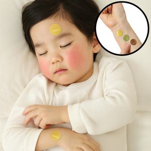 붙이는 체온계 휴대용 체온 스티커 온도 온도계 템프밴드 열감지 발열 여행용 고열 발열 체크 확인