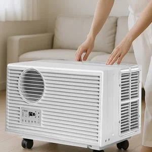 이동식 인버터 에어컨 방음부스 실외기없는 냉난방기 제습 저소음 멀티 창문형 이동형 가정용