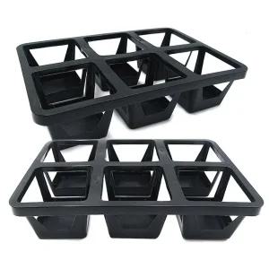 (6구) 사각 화분 트레이/모종판/육모판/씨앗/농사/주말농장/텃밭/하우스/재배/모판/삽목/파종/받침대/모종