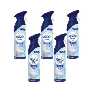 페브리즈 강력탈취 공기탈취제 화장실용 프레시 스카이 165g 5개