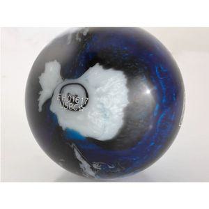 볼링공 특이한 유니크 8파운드 블루 화이트 마이볼 블랙