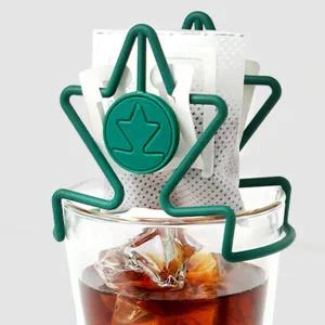 빈플러스 드립백 거치대+받침대 세트 크래들 캠핑 드립체어 드립백커피 홀더