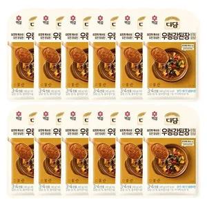 [CJ제일제당][T]백설 다담 우렁강된장비빔양념140g x12개