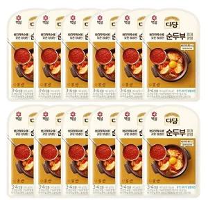 [CJ제일제당][T]백설 다담 순두부찌개양념140g x12개